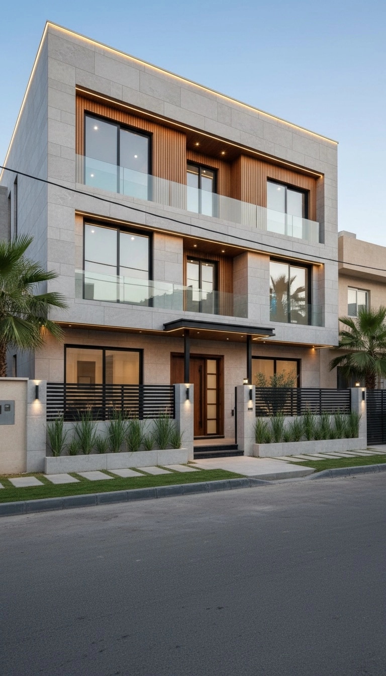 Contemporary Facade Facade design — facade photo by GenRoom AI
