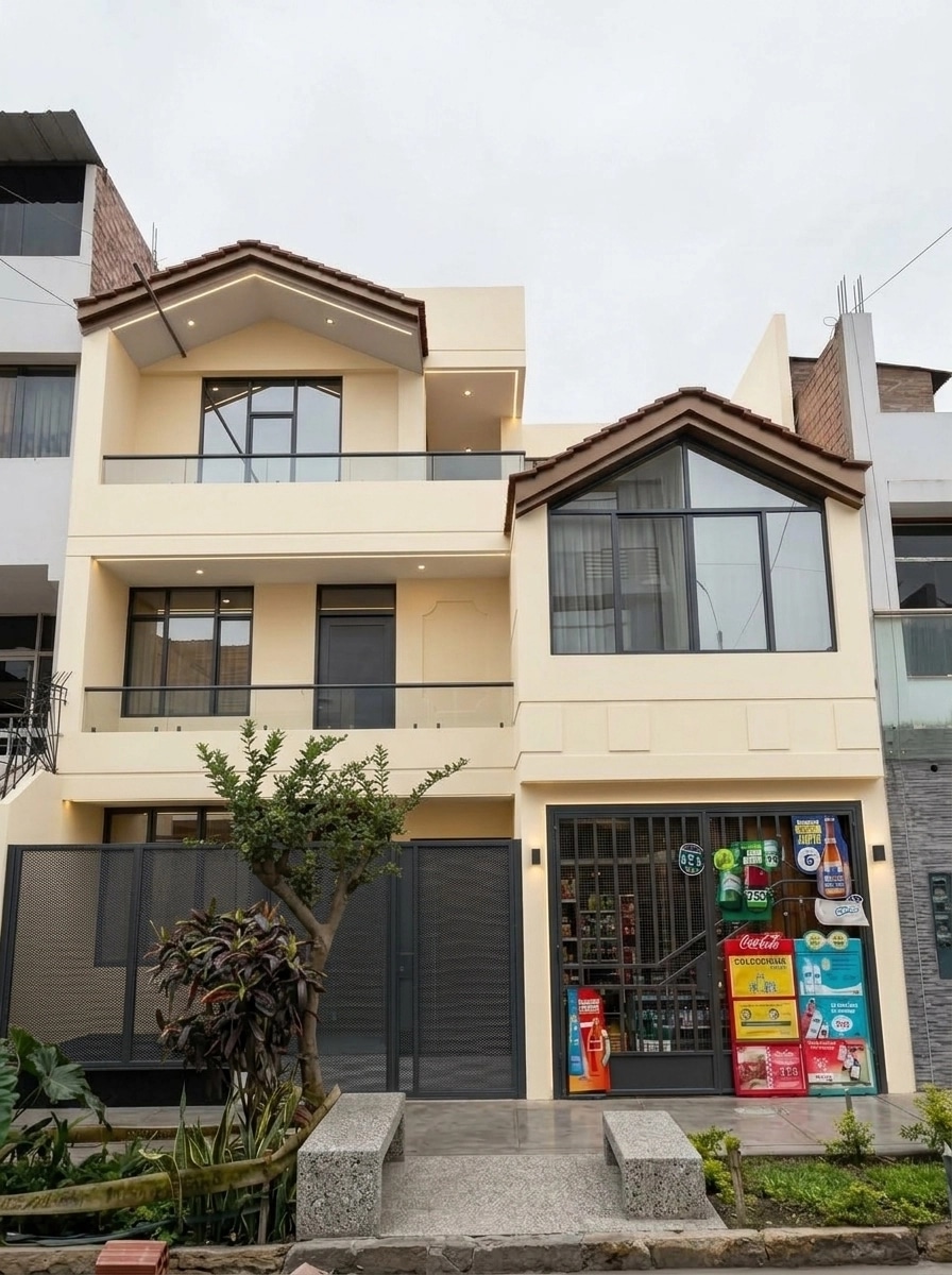 Contemporary Facade Facade design — facade photo by GenRoom AI