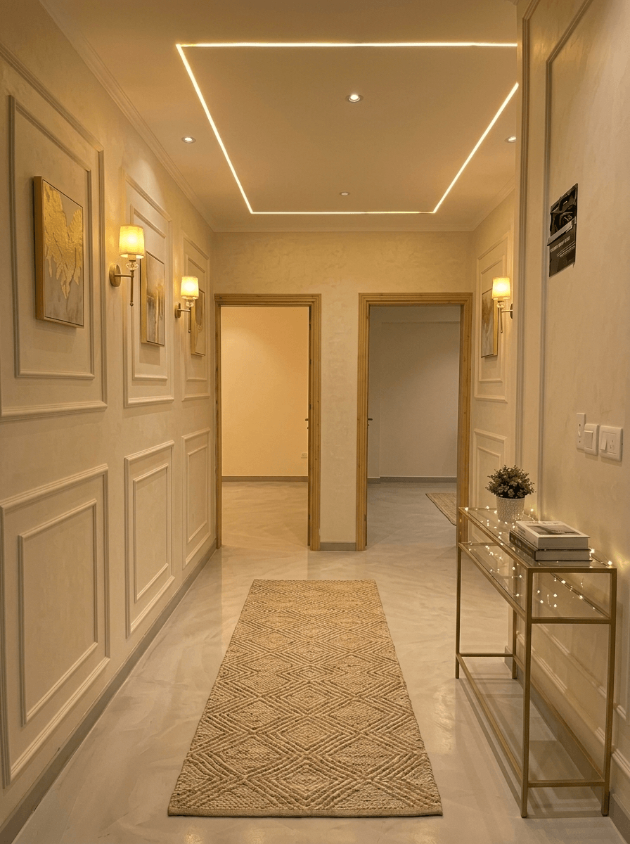 Hallway interior in no_style style — photo by GenRoom AI