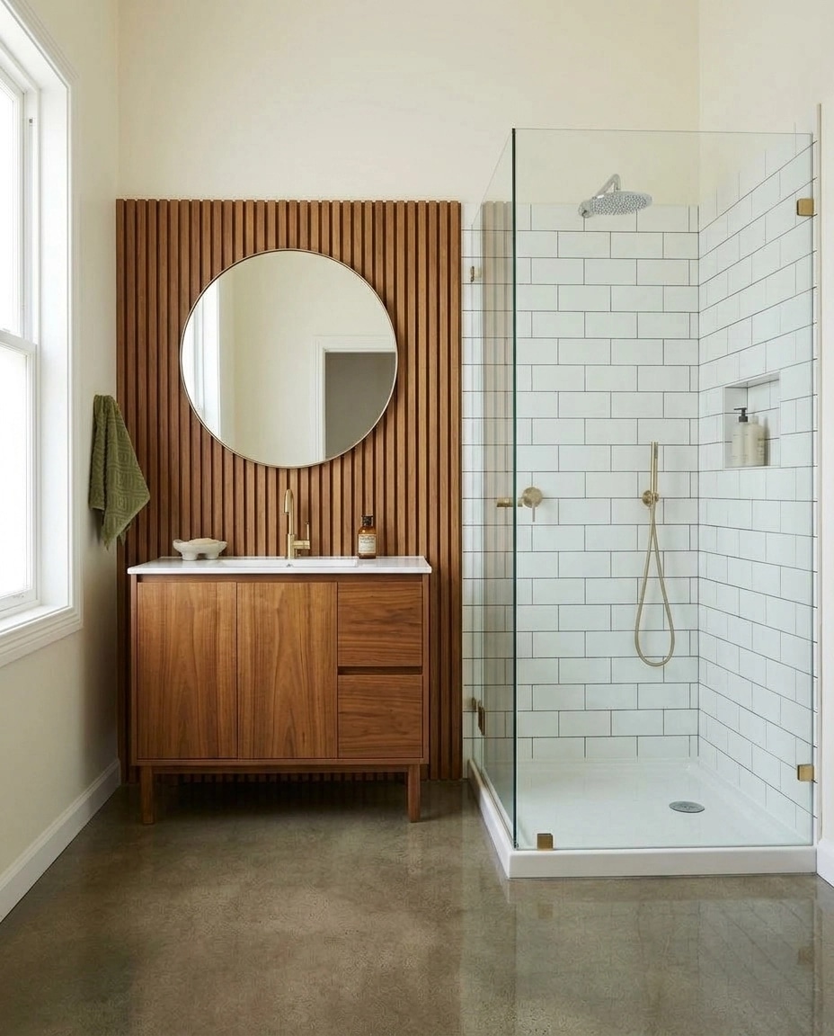 Bathroom interior in no_style style — photo by GenRoom AI