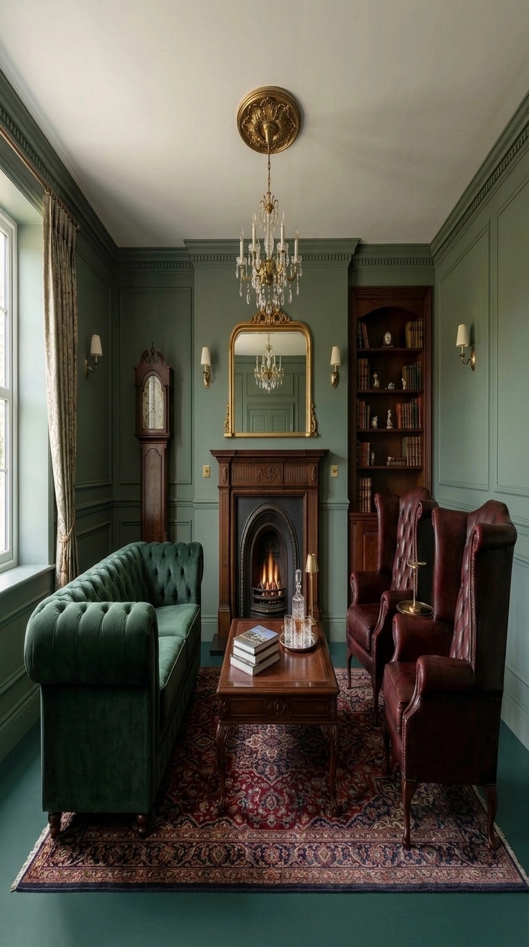 Interior design in British style — Living Room by GenRoom AI