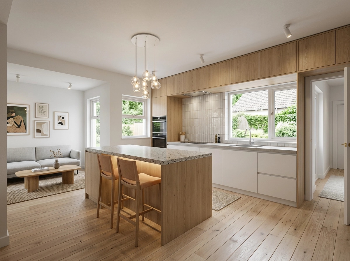 Scandinavian Kitchen design — interior photo by GenRoom AI