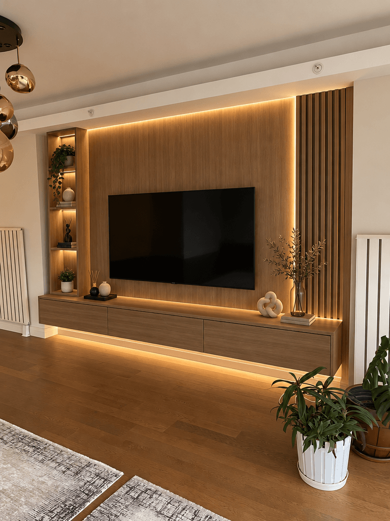 Interior design in Minimalism style — Living Room by GenRoom AI
