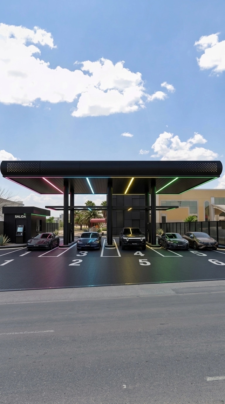 Facade design in Blacktec Facade style — Facade by GenRoom AI