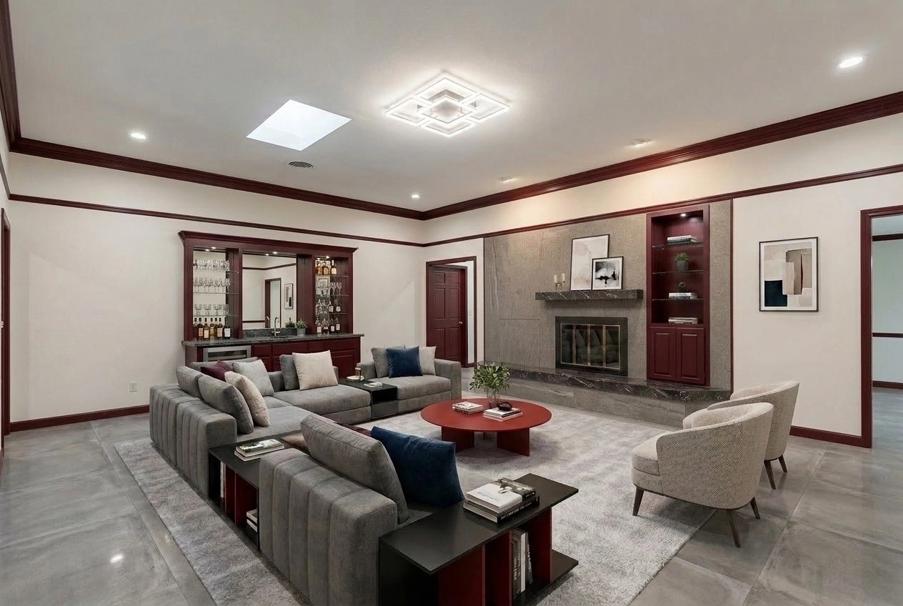 Interior design in Contemporary style — Living Room by GenRoom AI