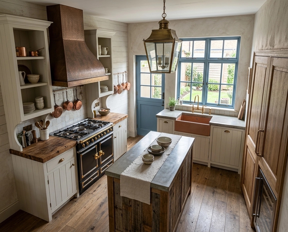 Modern Farmhouse Cozinha design — interior photo by GenRoom AI