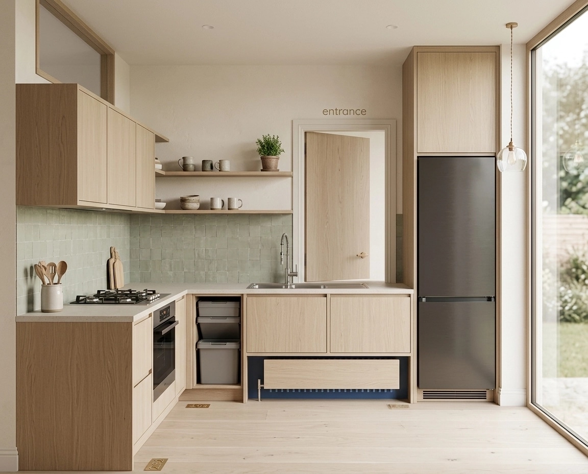 Scandinavian Kitchen design — interior photo by GenRoom AI