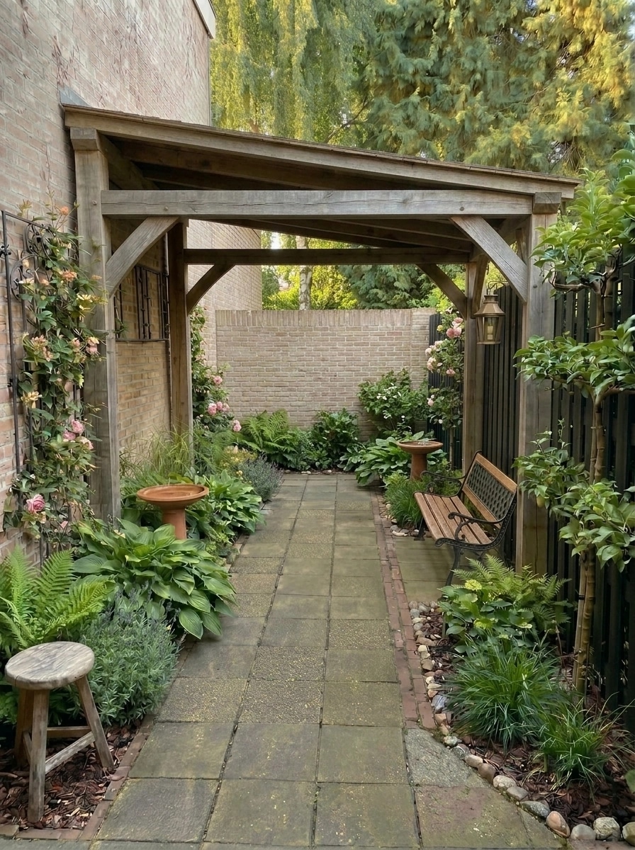 Country Rustic Garden Yard design — yard photo by GenRoom AI