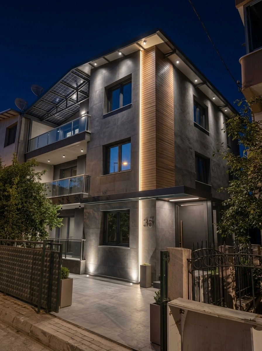 Contemporary Facade Facade design — facade photo by GenRoom AI