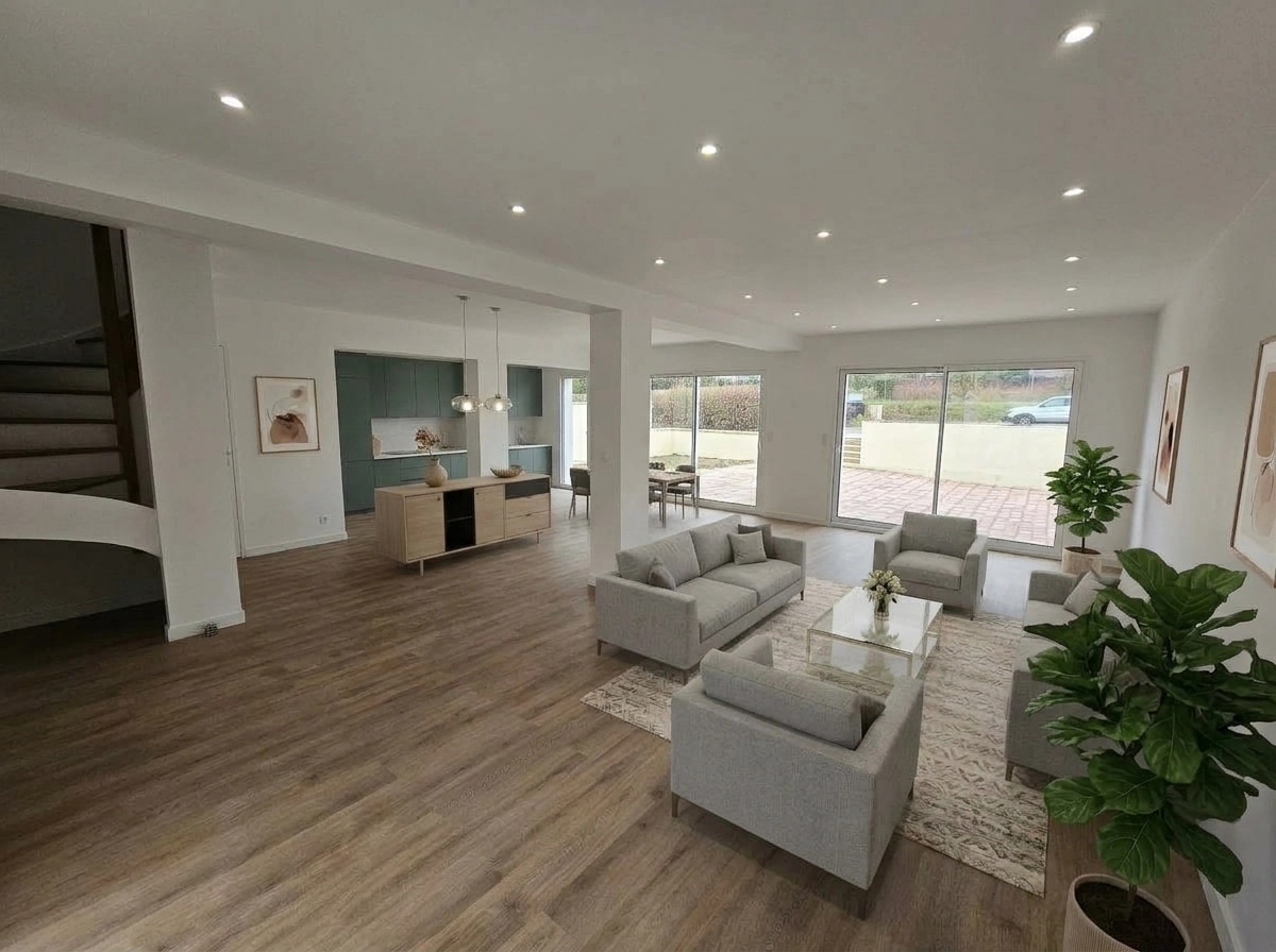 Interior design in Contemporary style — Living Room by GenRoom AI