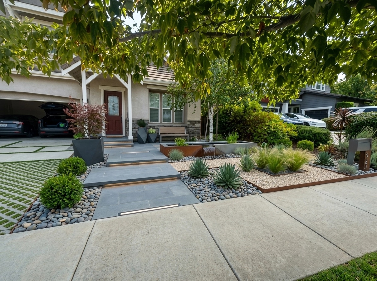 Contemporary Yard Yard design — yard photo by GenRoom AI