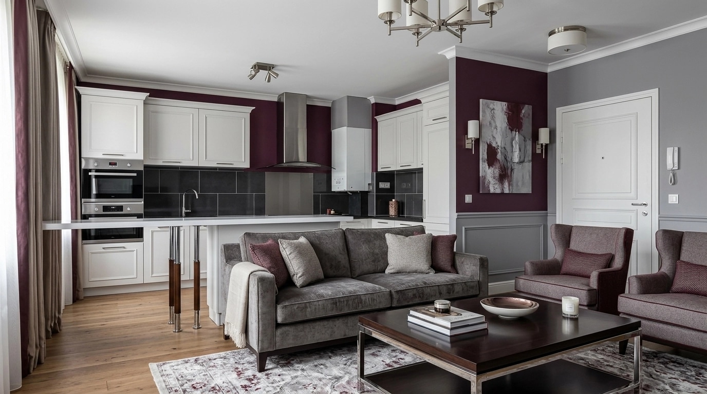 Interior design in Transitional style — Living Room by GenRoom AI