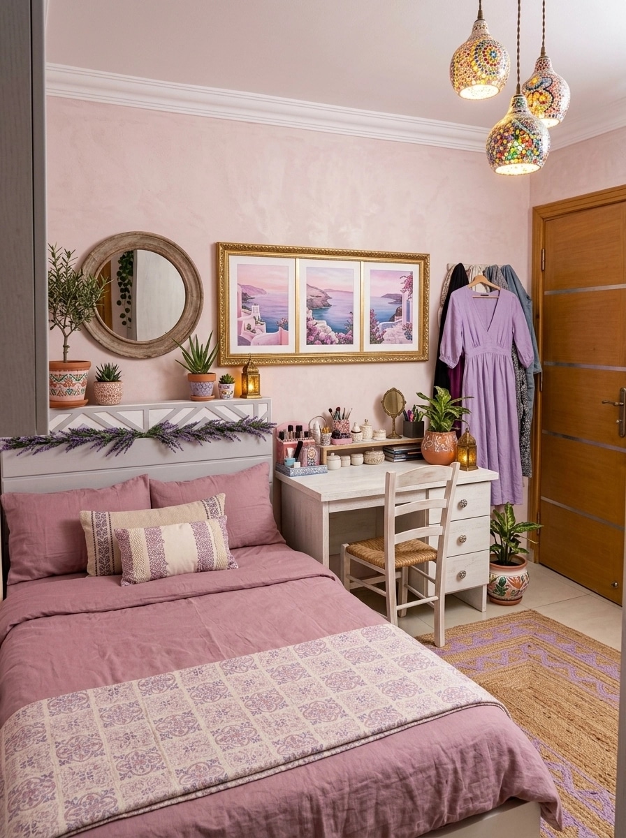 Diseño de interiores en estilo Mediterranean — Dormitorio por GenRoom AI