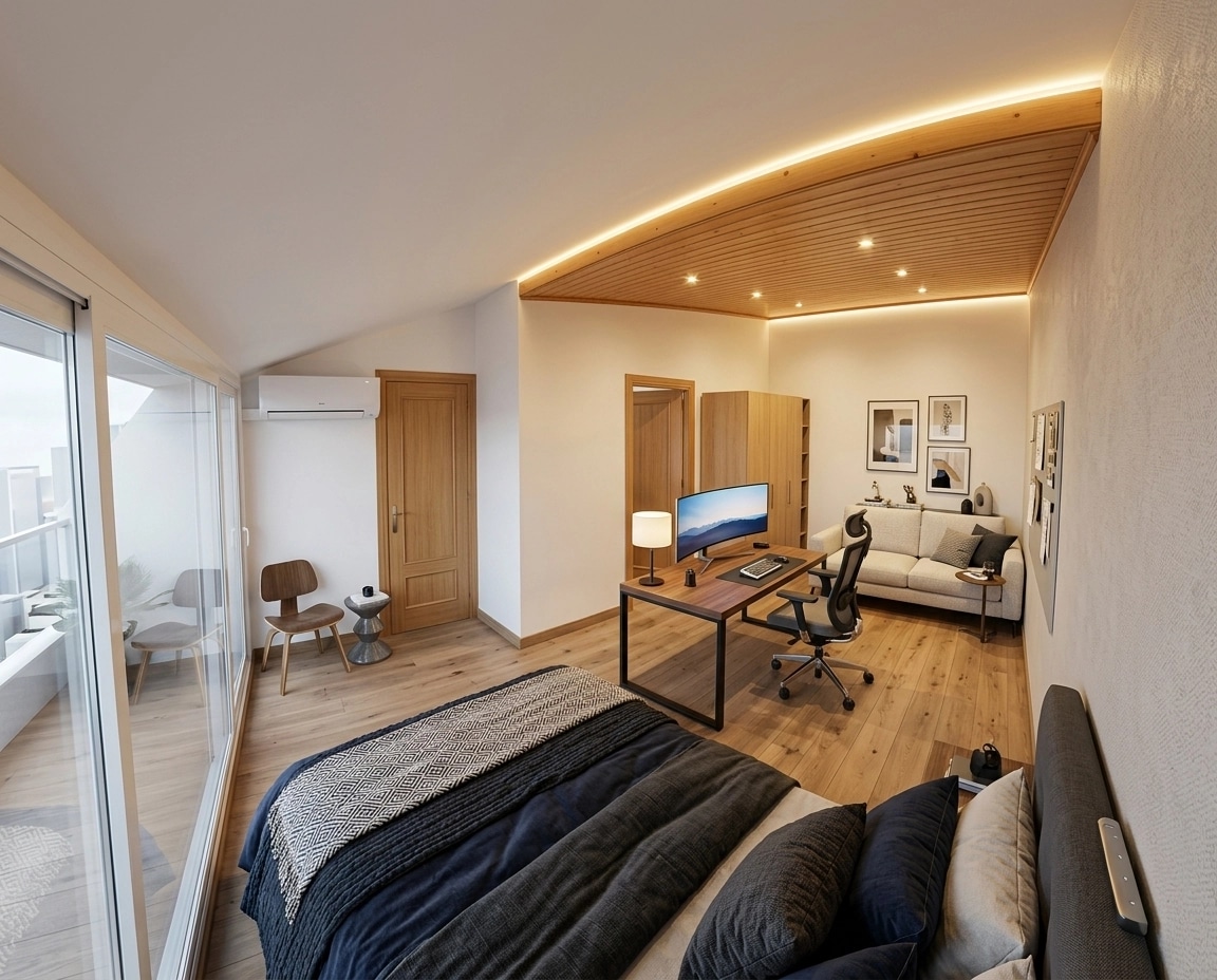 Interior design in Contemporary style — studio by GenRoom AI