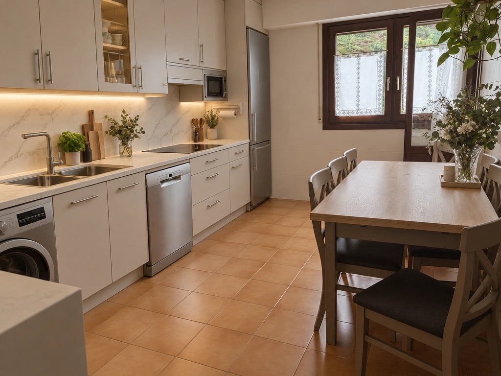 Kitchen interior in no_style style — photo by GenRoom AI