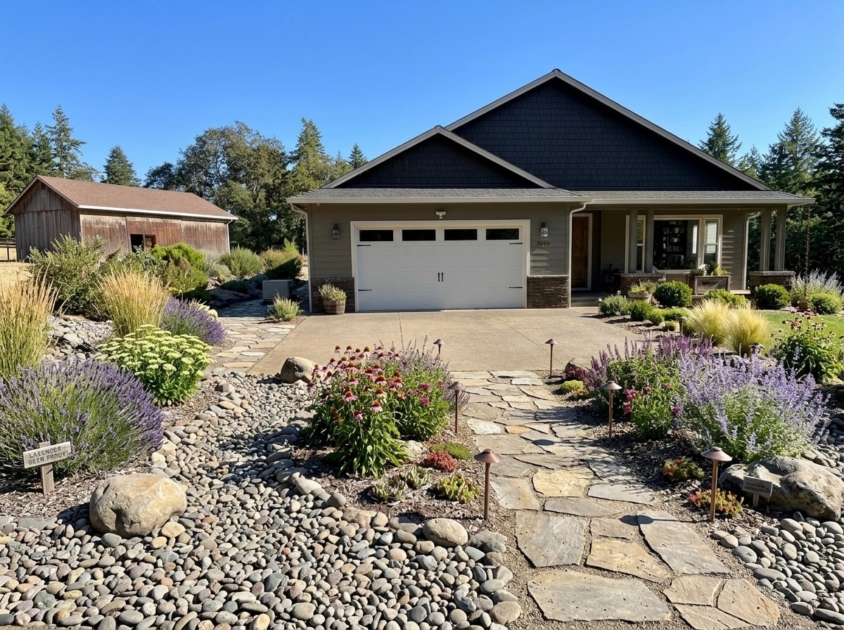 Yard design in no_style style — photo by GenRoom AI