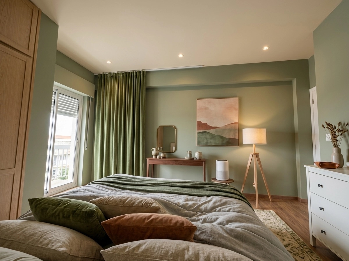 Interior design in Transitional style — Bedroom by GenRoom AI