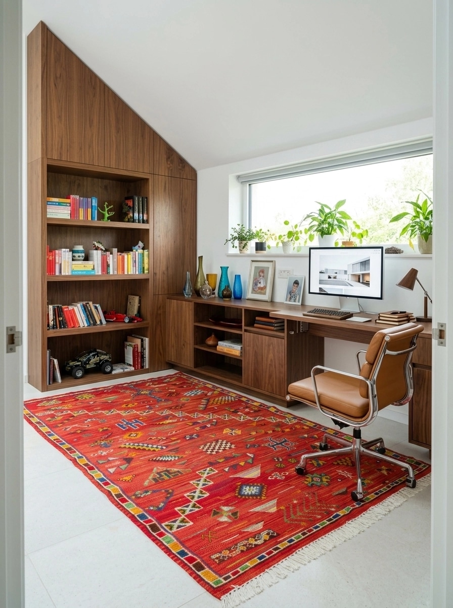 Design d'intérieur en style Mid-Century Modern — home_office par GenRoom AI