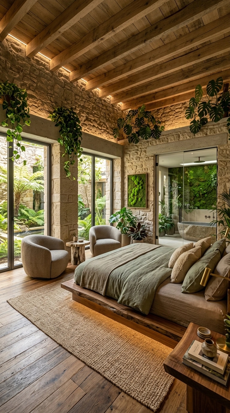 Biophilic Chambre design — interior photo by GenRoom AI