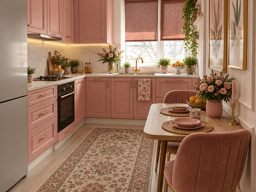 Kitchen interior in Neoclassic style — photo by GenRoom AI