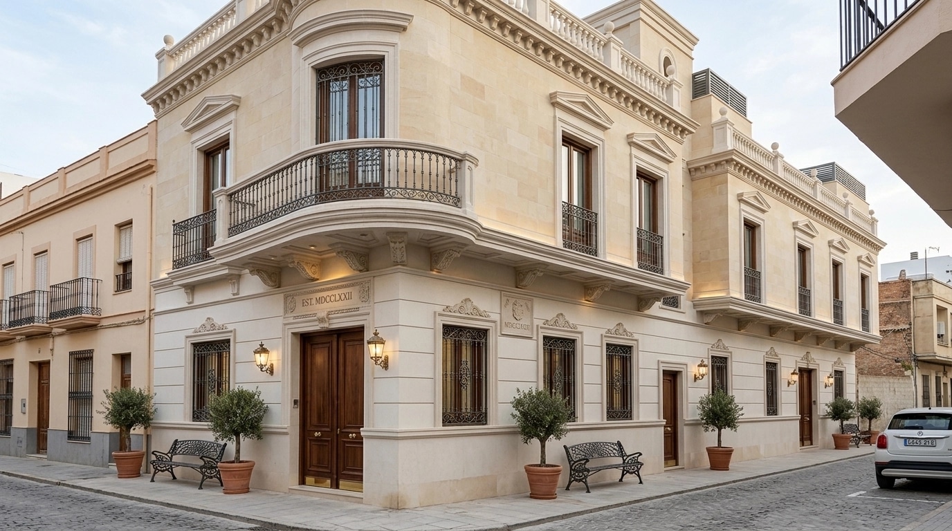 Facade design in Neoclassic Facade style — Facade by GenRoom AI