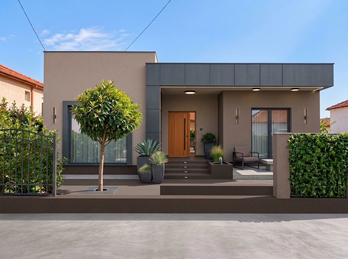Contemporary Facade Facade design — facade photo by GenRoom AI