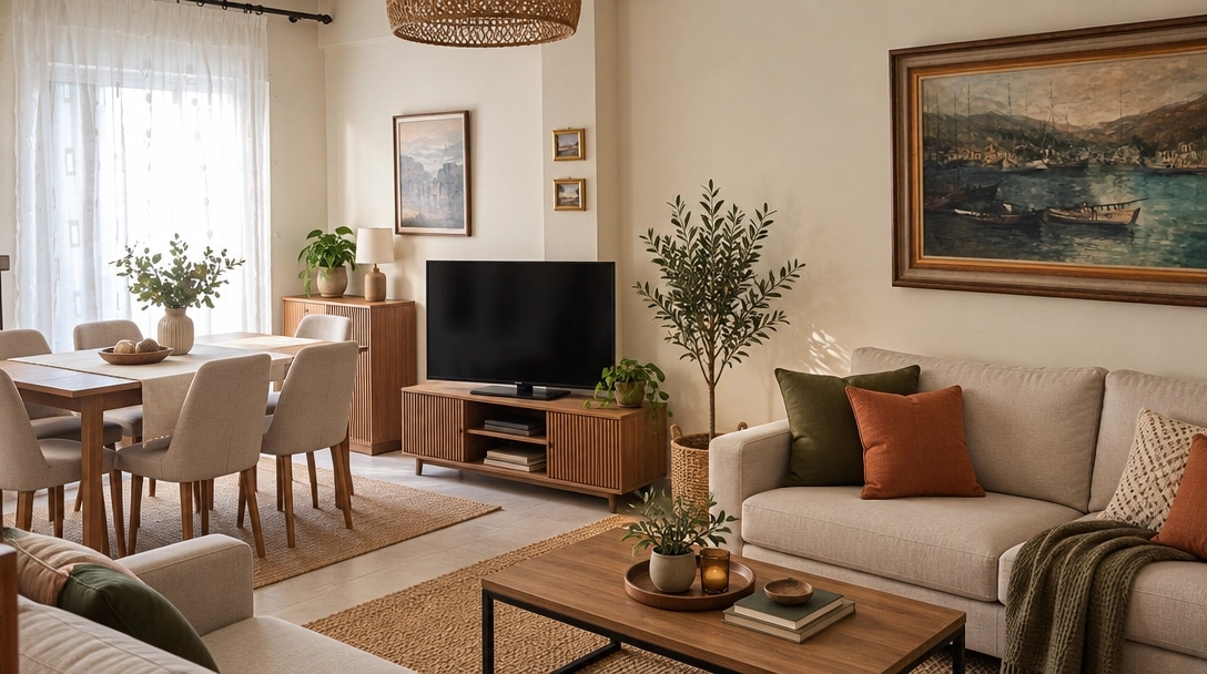 Interior design in Contemporary style — Living Room by GenRoom AI