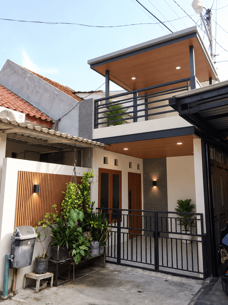 Facade design in no_style style — photo by GenRoom AI