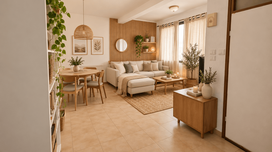 Scandinavian Living Room design — interior photo by GenRoom AI