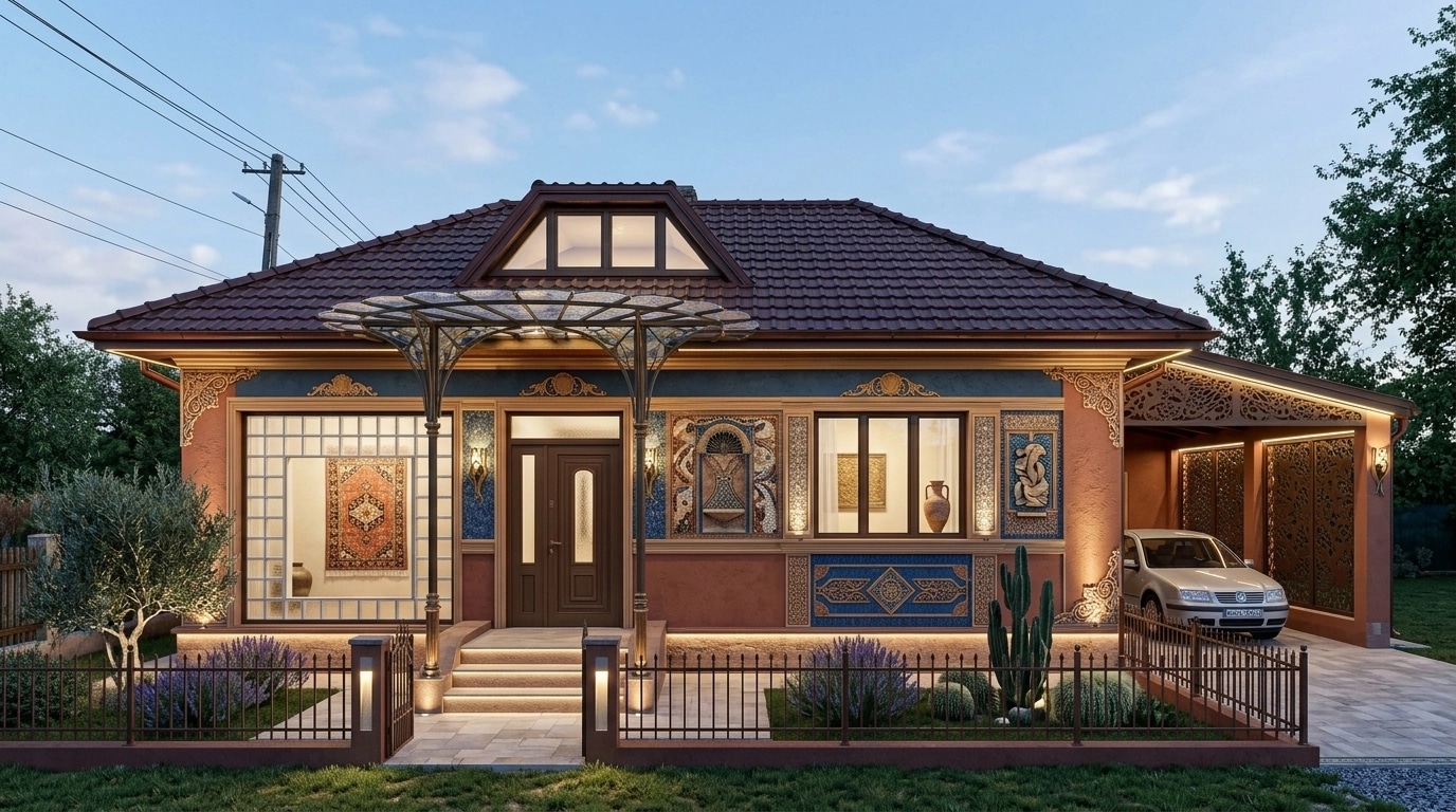 Facade design in Eclectic Facade style — Facade by GenRoom AI