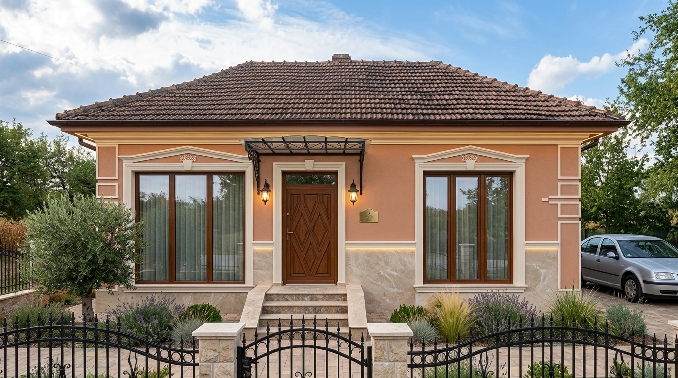 Mediterranean Facade Facade design — facade photo by GenRoom AI