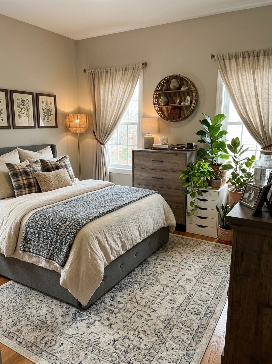 Interior design in Modern Farmhouse style — Bedroom by GenRoom AI