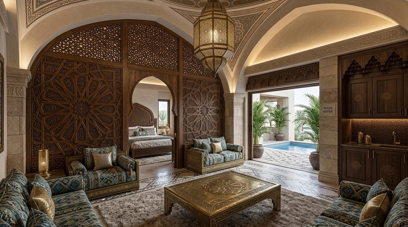 Interior design in Islamic Geometric style — other by GenRoom AI