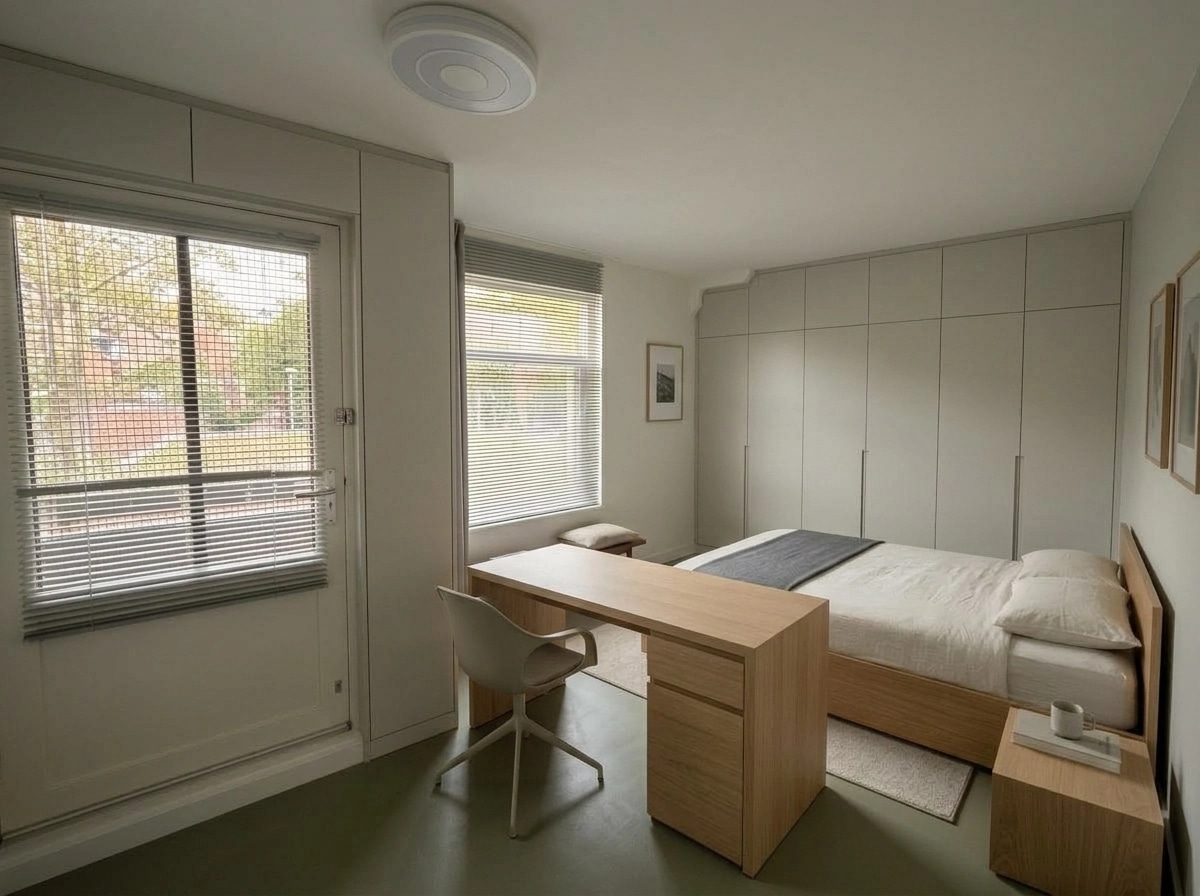 Minimalism Bedroom design — interior photo by GenRoom AI