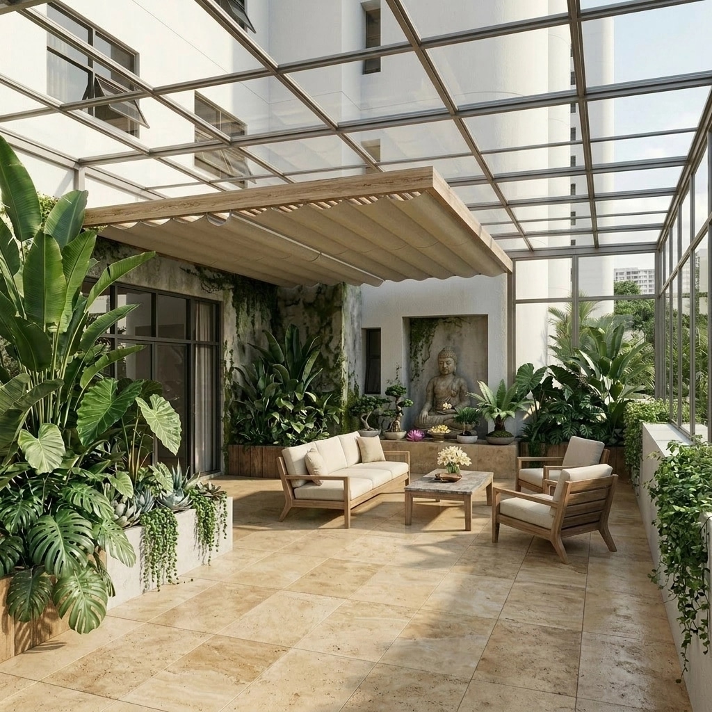 Yard design in no_style style — photo by GenRoom AI