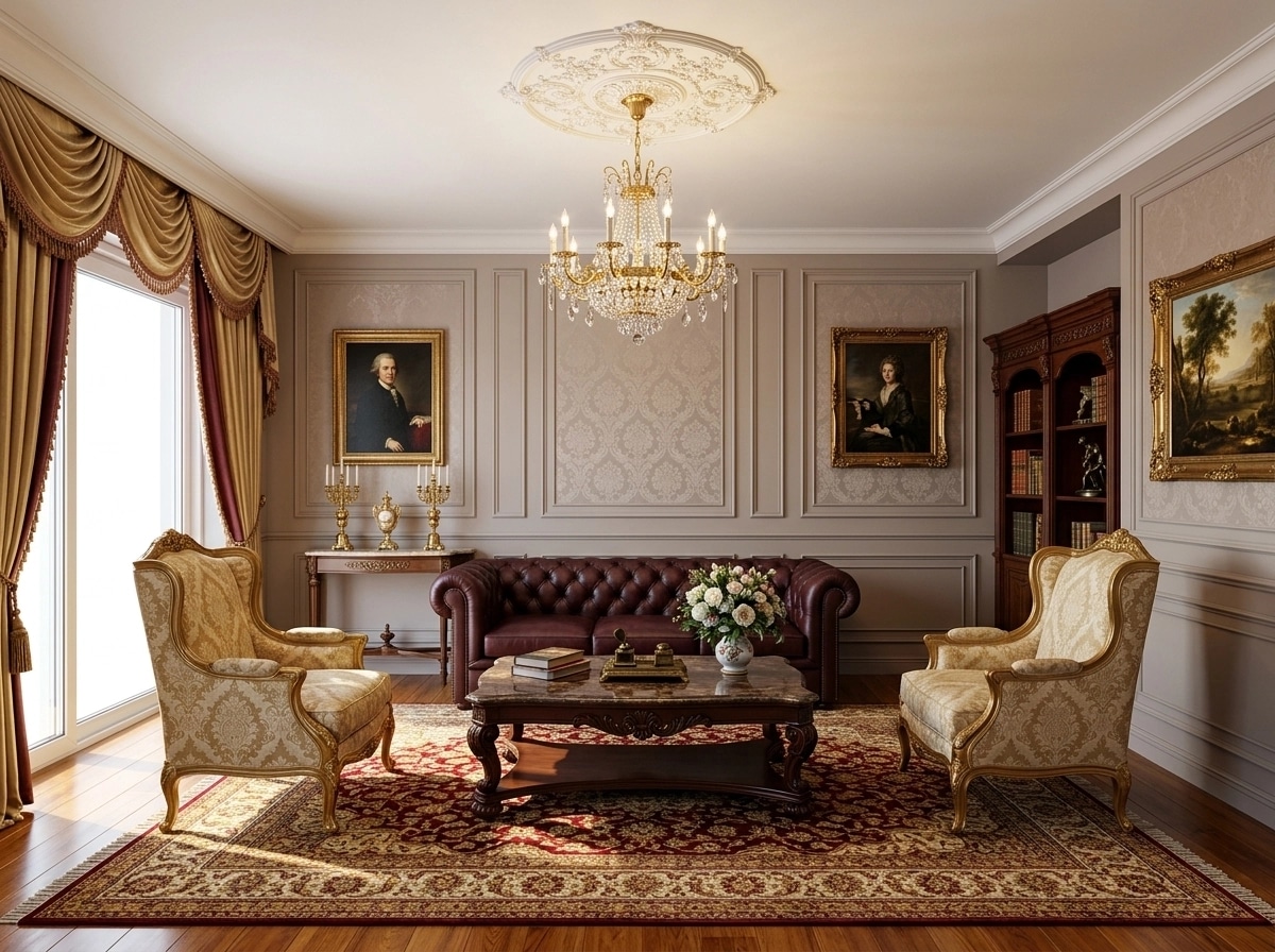Interior design in Classic style — Living Room by GenRoom AI