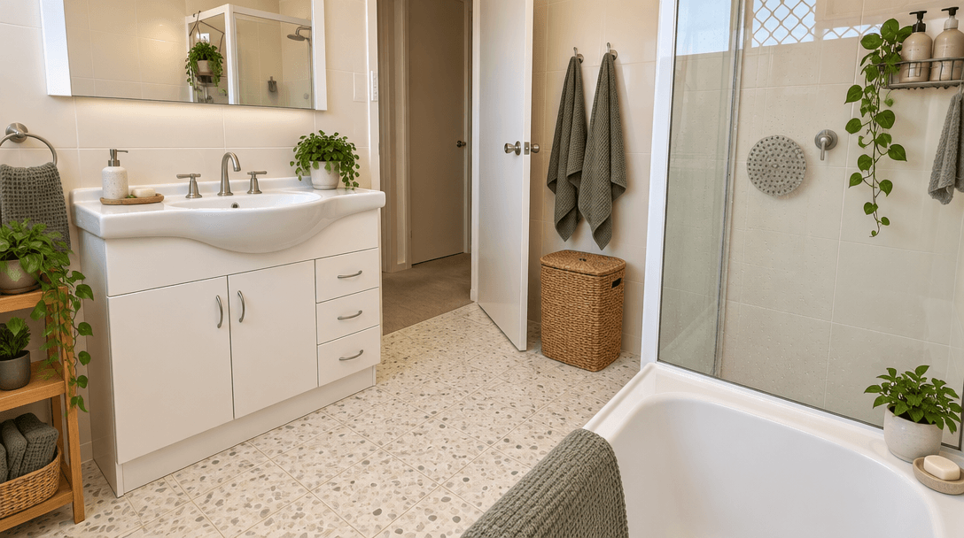 Bathroom interior in no_style style — photo by GenRoom AI