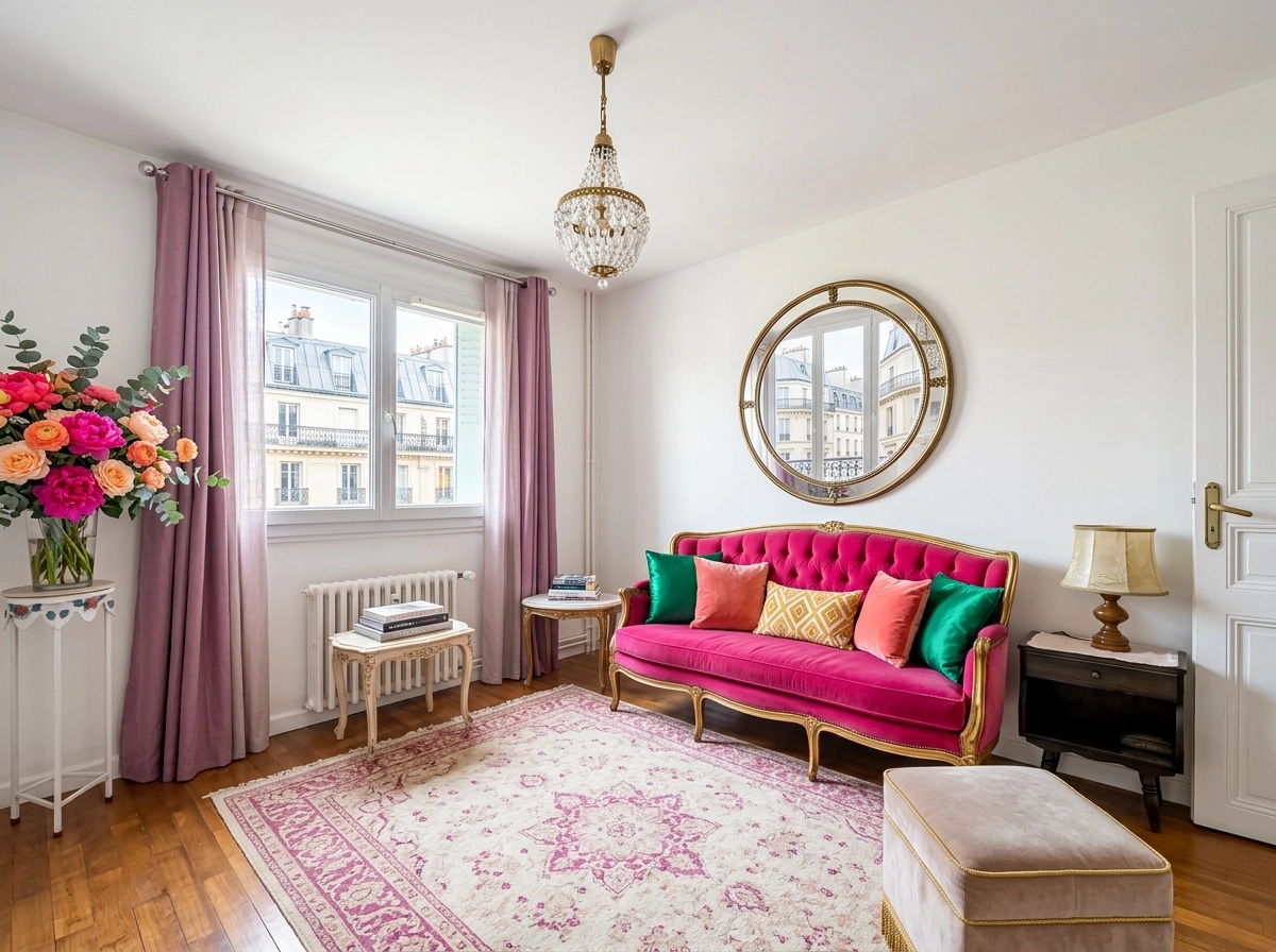 Interior design in French Parisian style — Bedroom by GenRoom AI