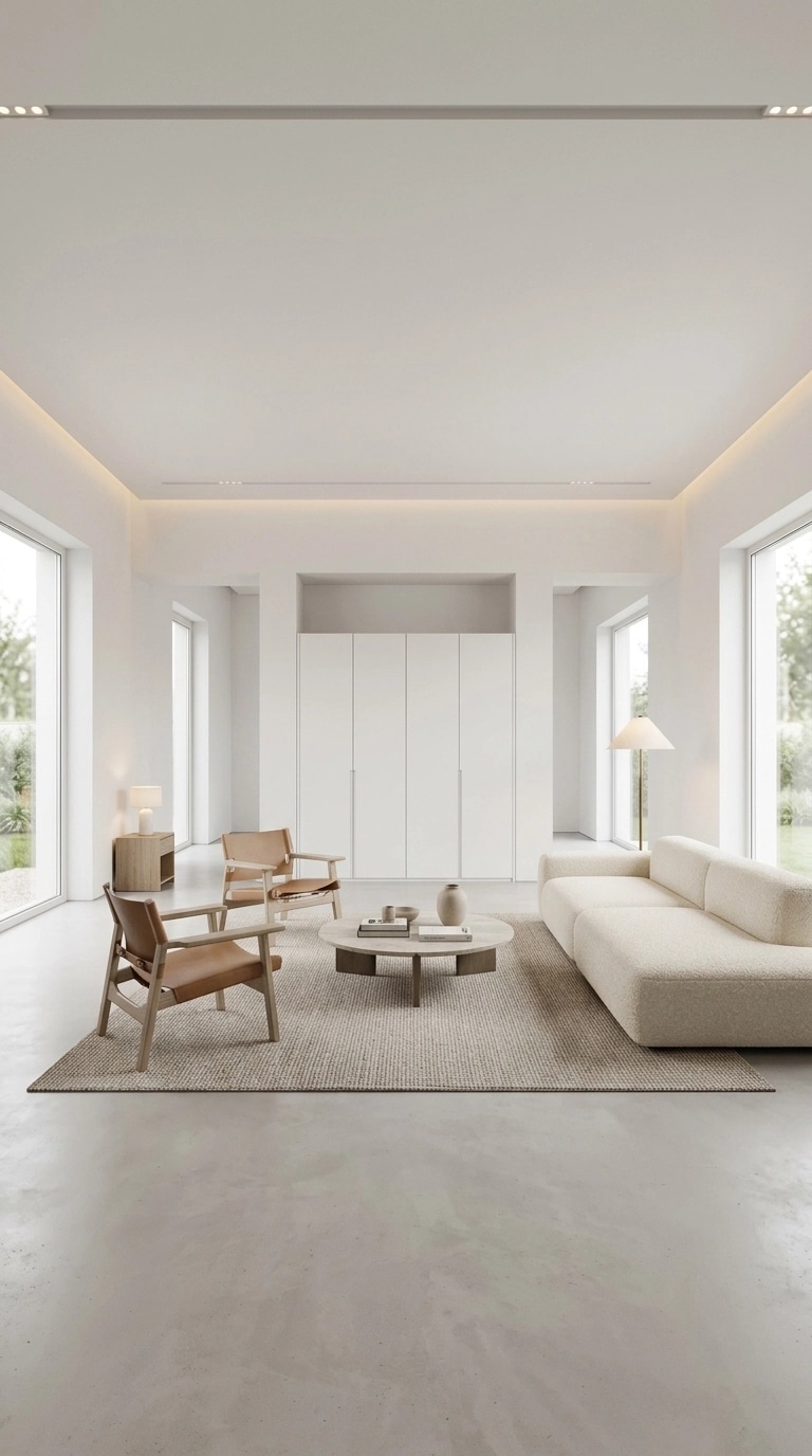 Minimalism Living Room design — interior photo by GenRoom AI