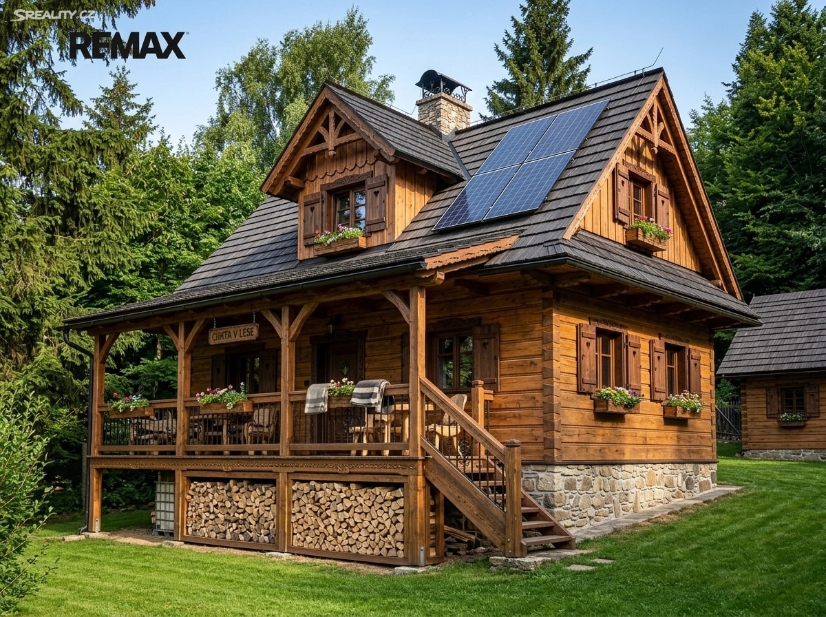 Facade design in Chalet Facade style — photo by GenRoom AI