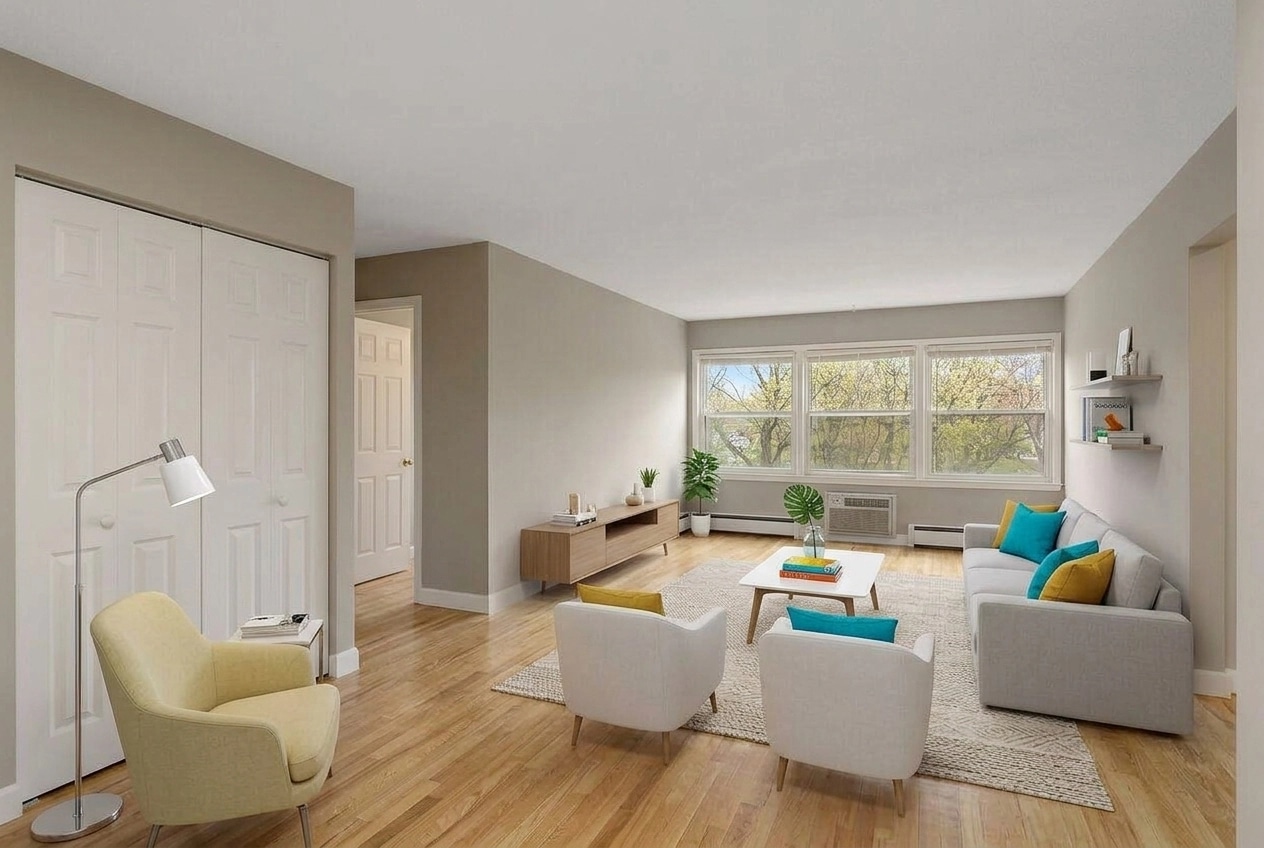 Minimalism Living Room design — interior photo by GenRoom AI