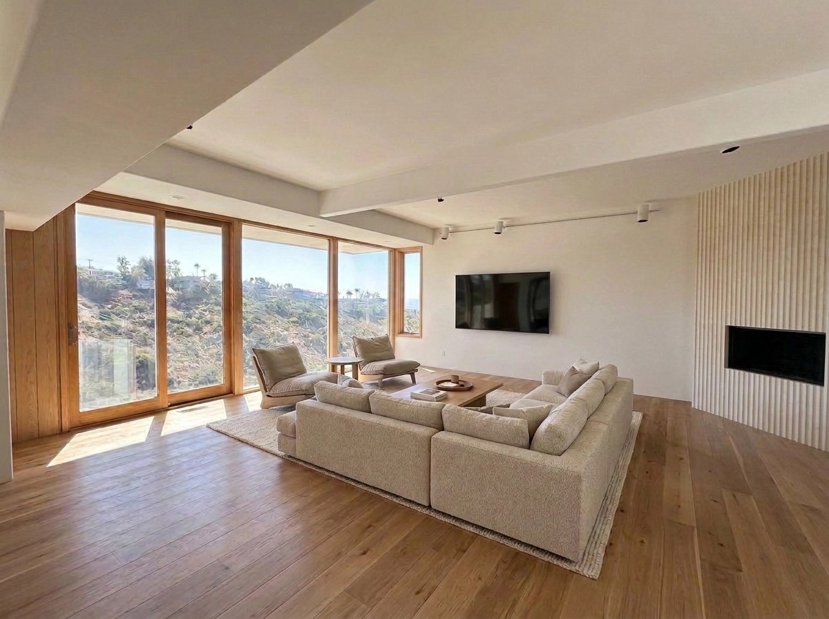 Interior design in Minimalism style — Living Room by GenRoom AI