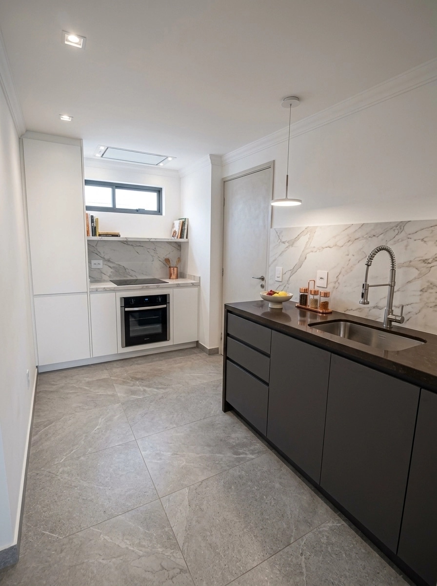 Interior design in Contemporary style — Kitchen by GenRoom AI