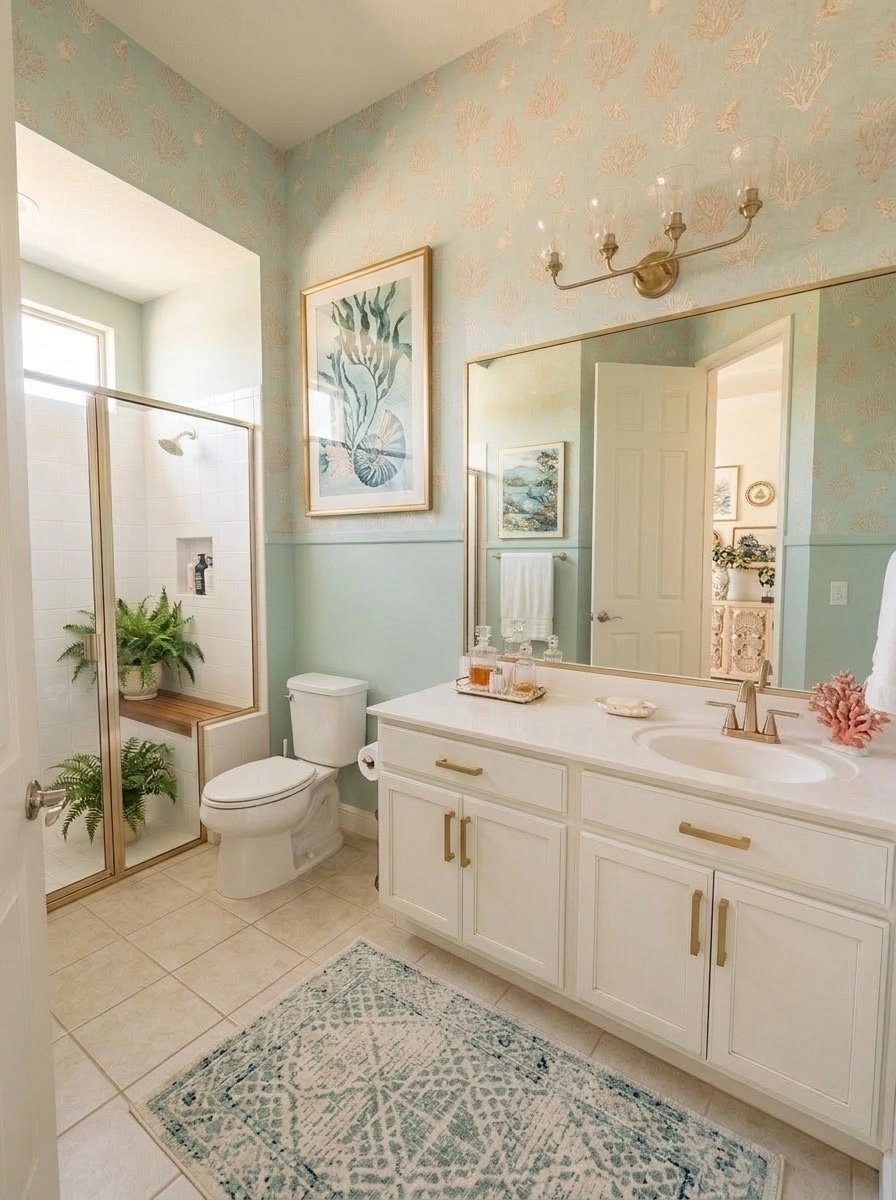 Bathroom interior in no_style style — photo by GenRoom AI