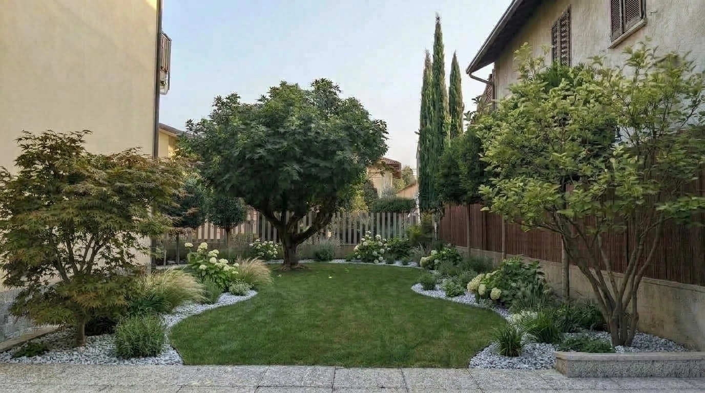 Yard design in no_style style — photo by GenRoom AI