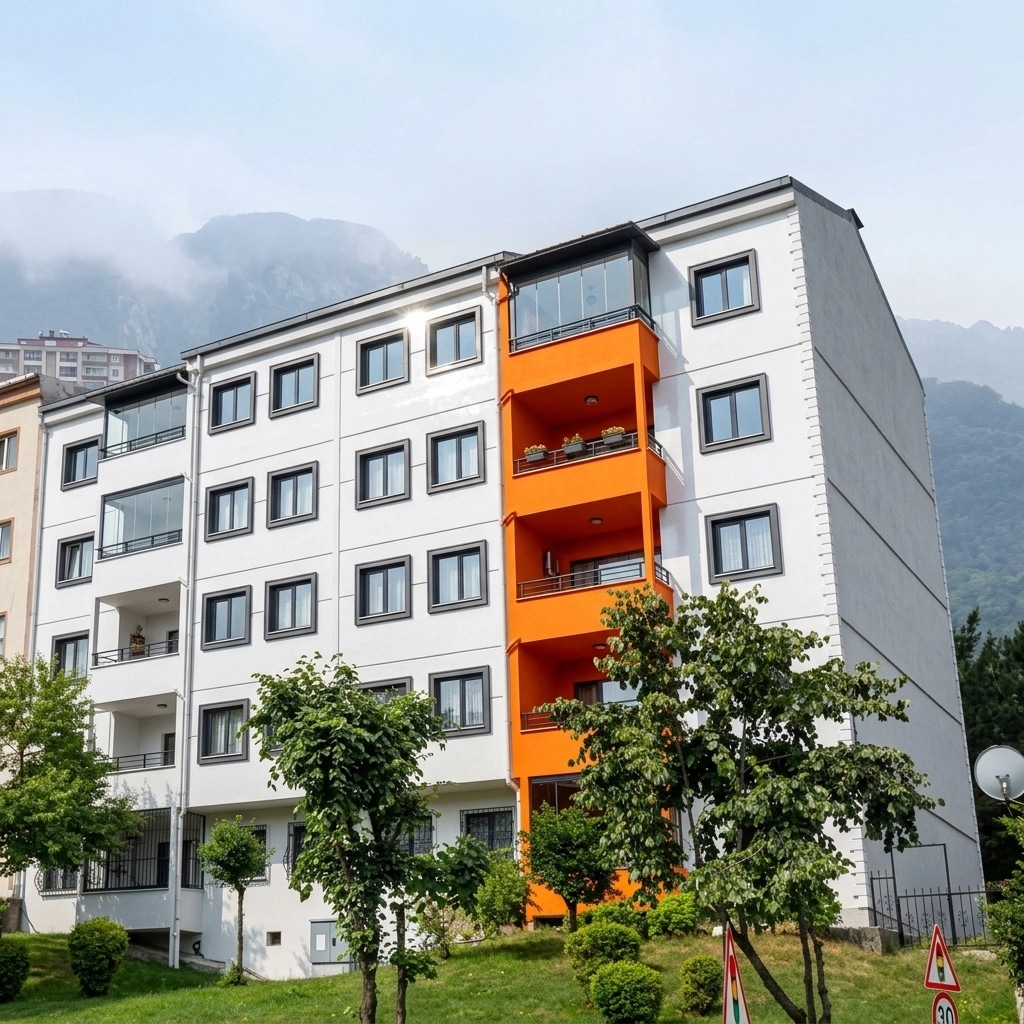 Facade design in Blacktec Facade style — Facade by GenRoom AI