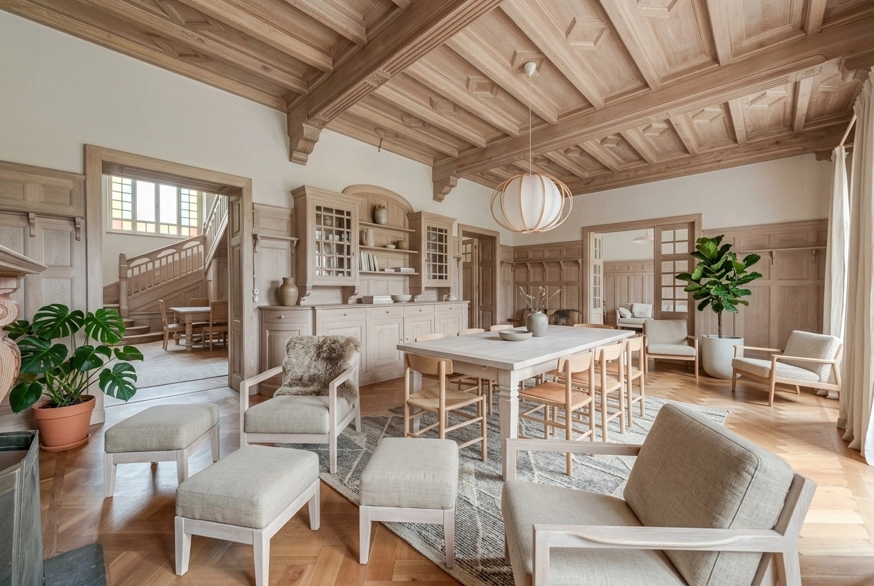 Interior design in Scandinavian style — dining_room by GenRoom AI