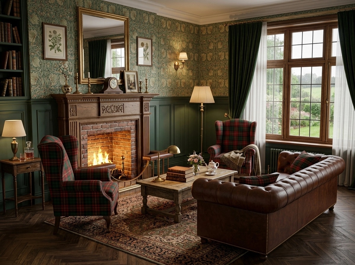 Interior design in British style — Living Room by GenRoom AI