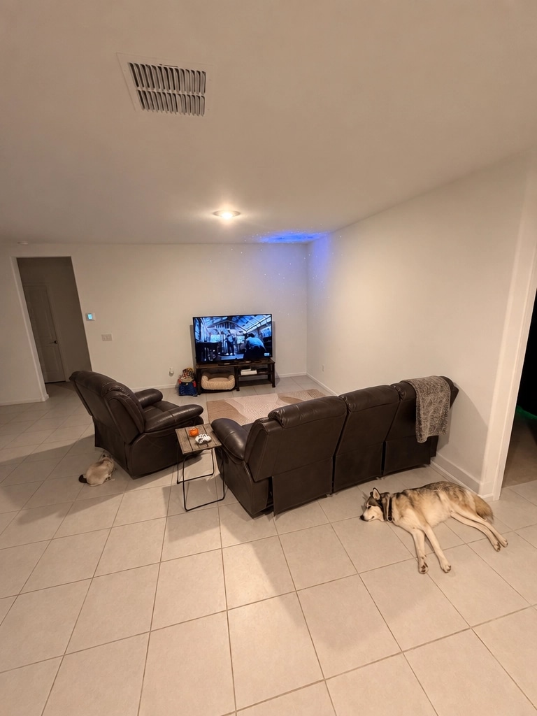 Interior design in Minimalism style — Living Room by GenRoom AI