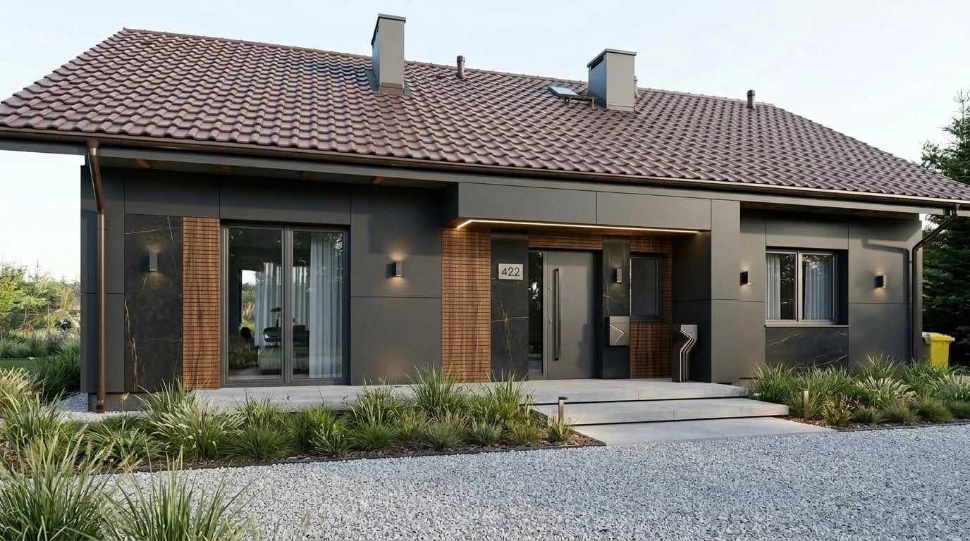 Contemporary Facade Facade design — facade photo by GenRoom AI